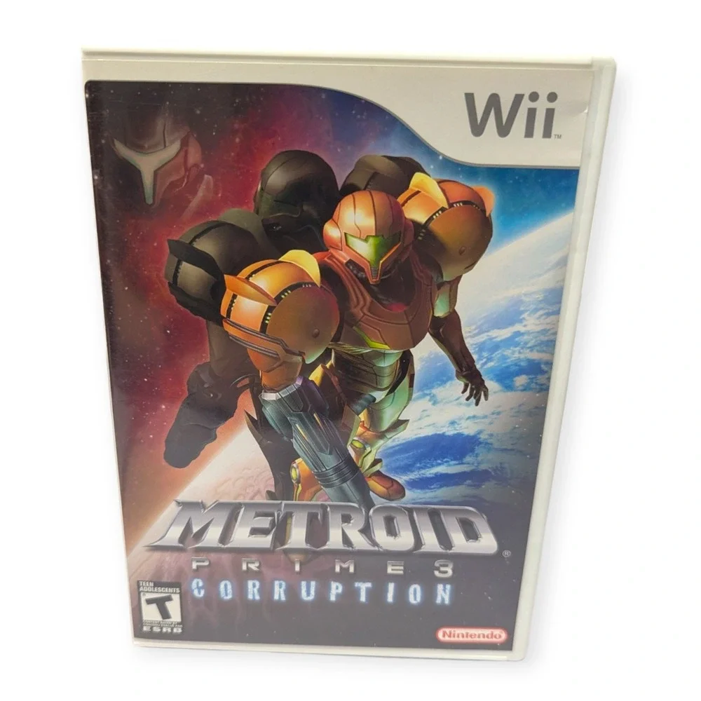 Metroid Prime 3 Corruption Nintendo Wii CIB Complete Samus Aran Action FPS 2007